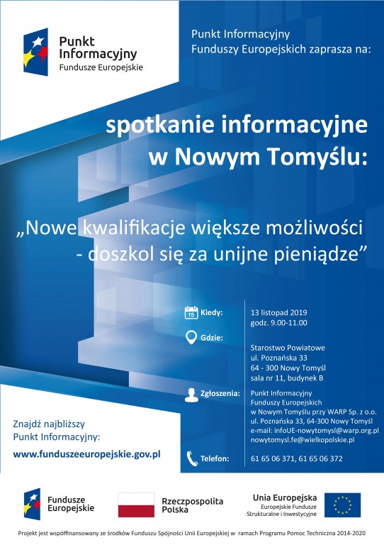 Nowe kwalifikacje, większe możliwości - doszkol się za unijne pieniądze