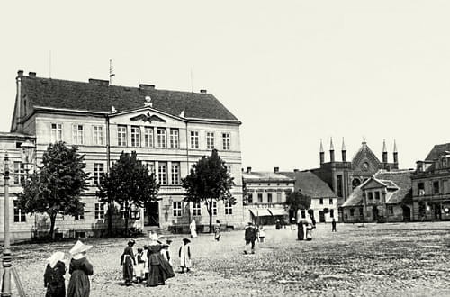 Ratusz w Wolsztynie pocz�tek XX wieku